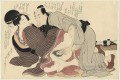 Un hombre casado y una solterona Kitagawa Utamaro Sexual